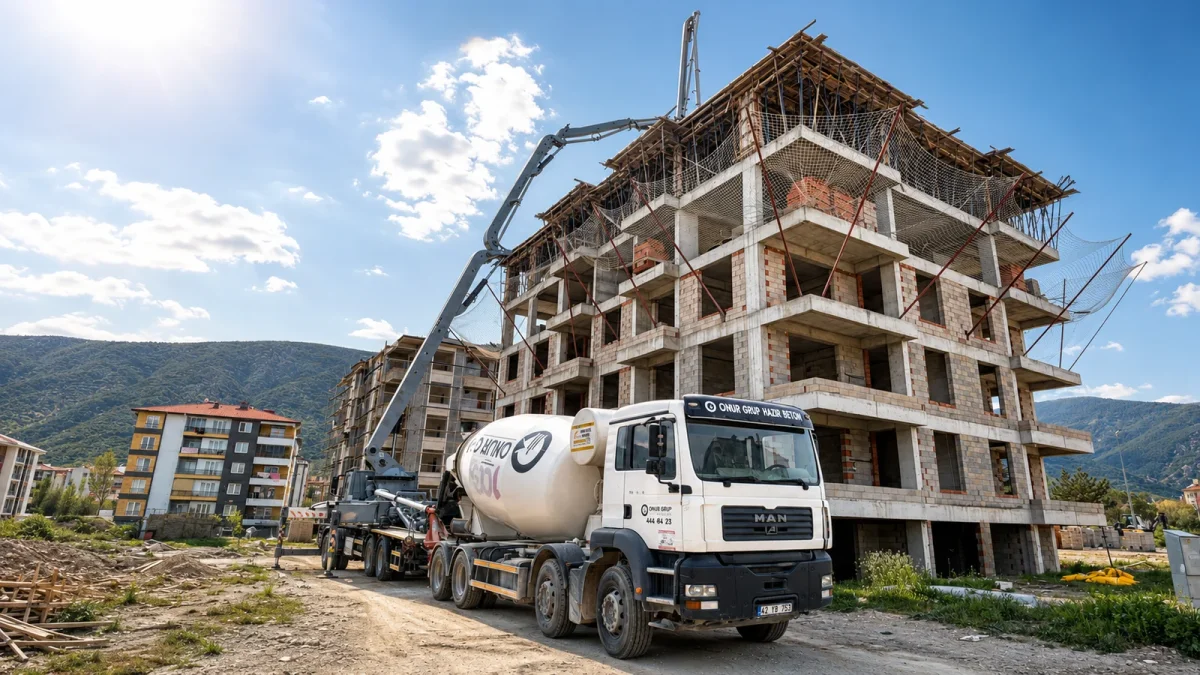 Hazır Beton mu Şantiyede Karışım Beton mu? Avantajlar ve Riskler