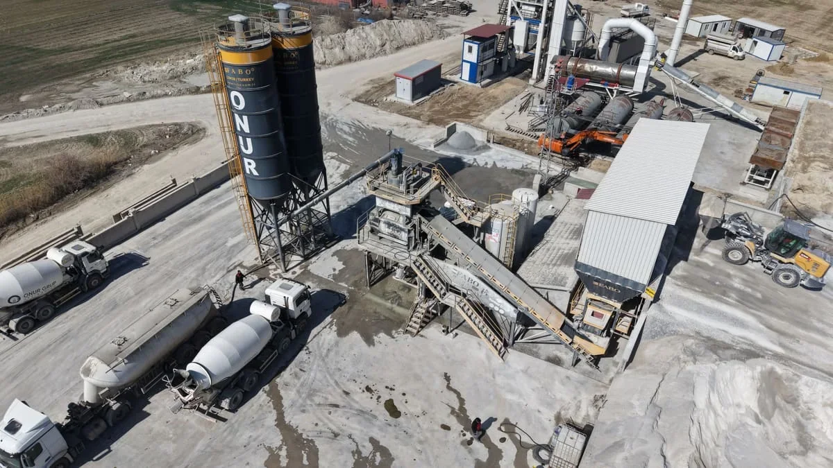 Onur Grup hazır beton sevkiyat operasyonu