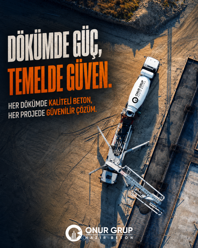 Akşehir’de Kaliteli Hazır Betonun Güvenilir Adresi: Onur Grup Hazır Beton
